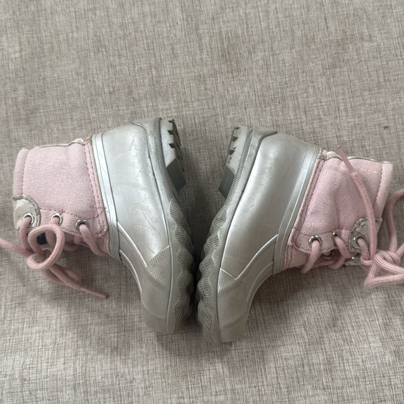 Sperry Duck Boots Waterproof sparkle Toddler Girls size 6 rain waterproof - Picture 8 of 12